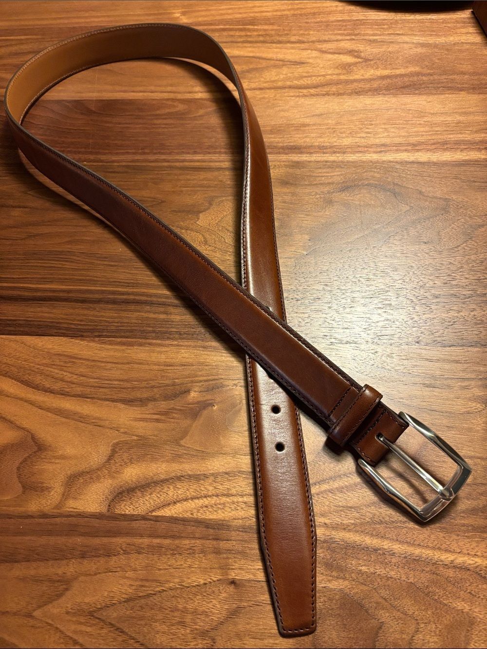 Brighton Classic Men’s Brown Italian Calfskin Leather Belt - 42